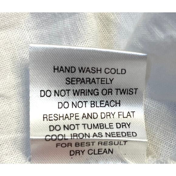 Olive + Oak Sheath Dress Womens Medium White Blue Striped Sleeveless Tie Waist - Picture 8 of 8